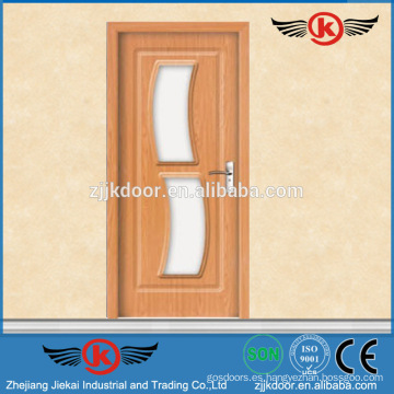 JK-P9089 pvc puerta interior / perfil pvc para ventana / laminado de la puerta